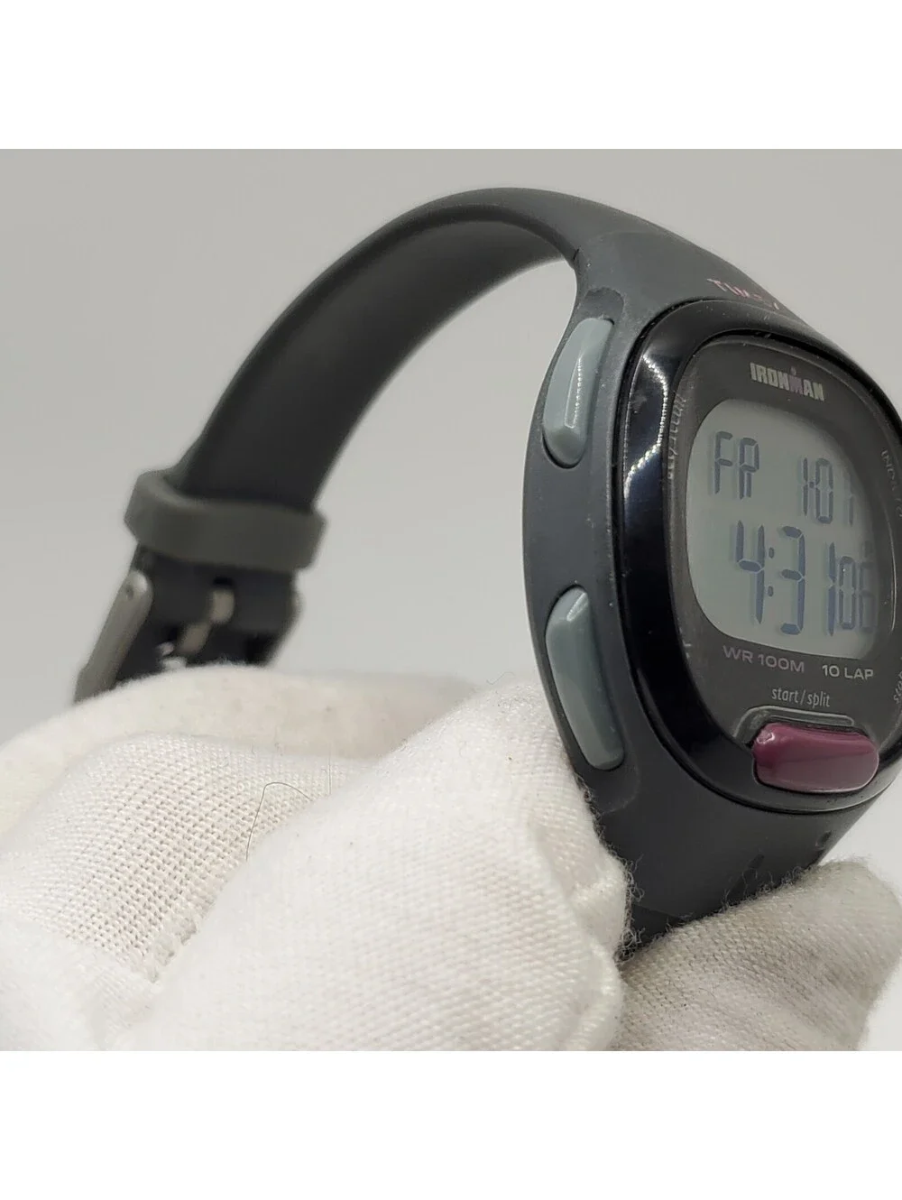 Timex Ironman Triathlon 10 Lap Digital Womens  Watch 33mm New Battery